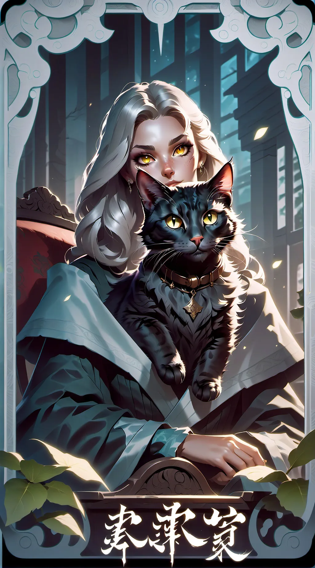 ai character: Luna background
