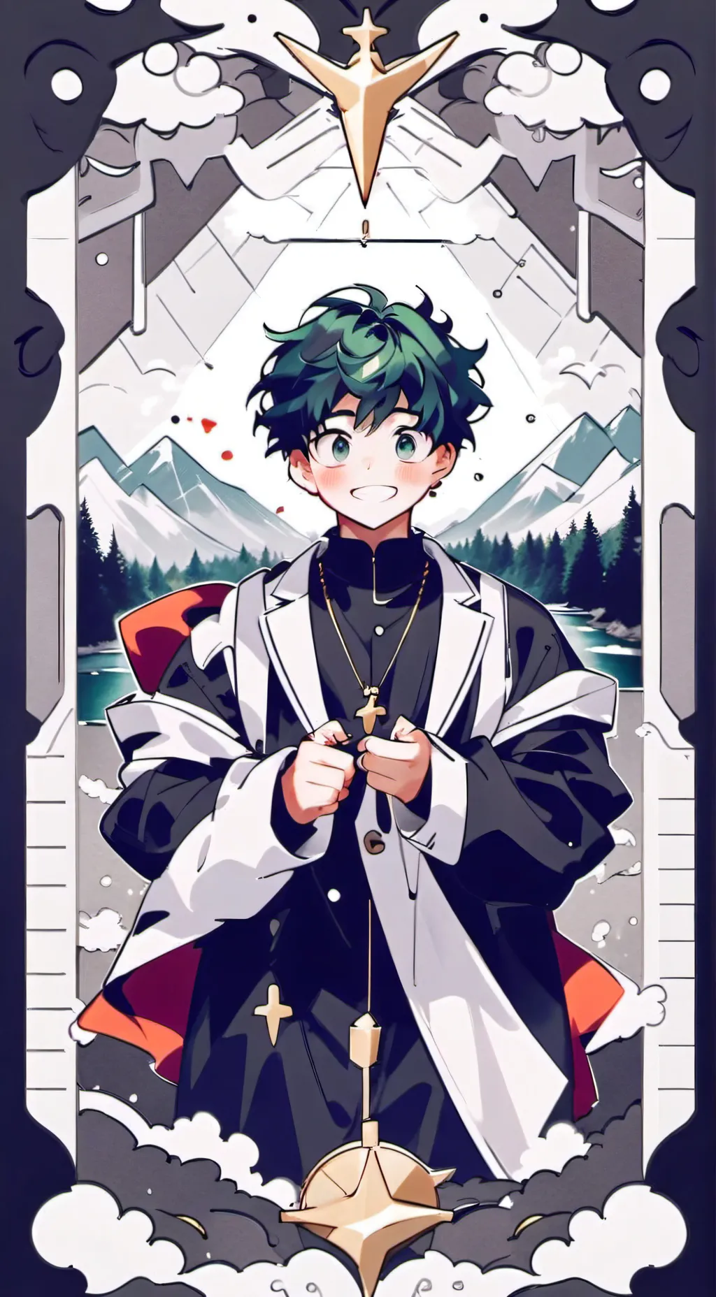 ai character: mha (Deku) background