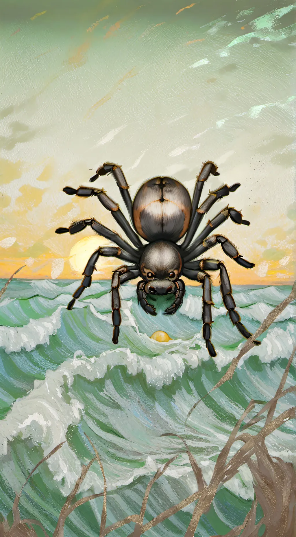 ai character: Tarantula life background