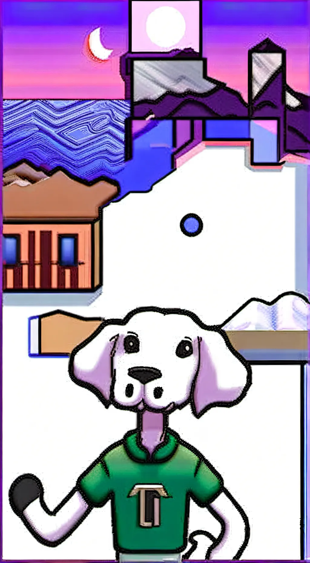 ai character: silver o shadow. background