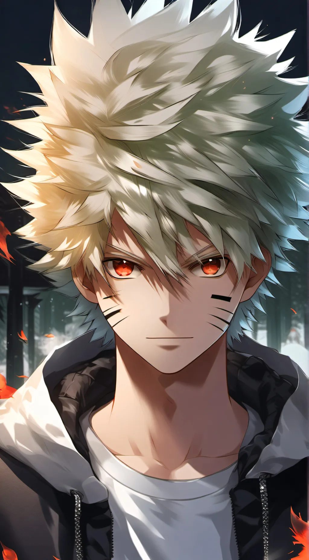 ai character: Bakugou katsuki background