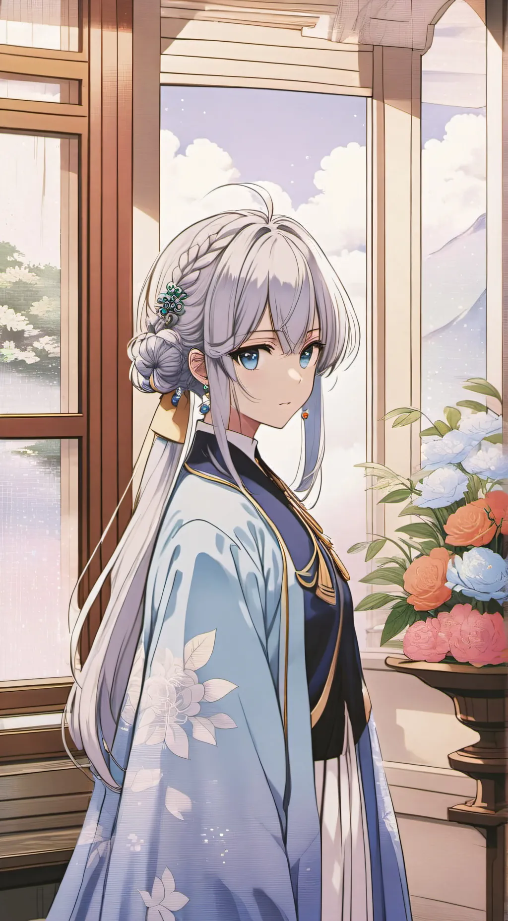 ai character: kny background