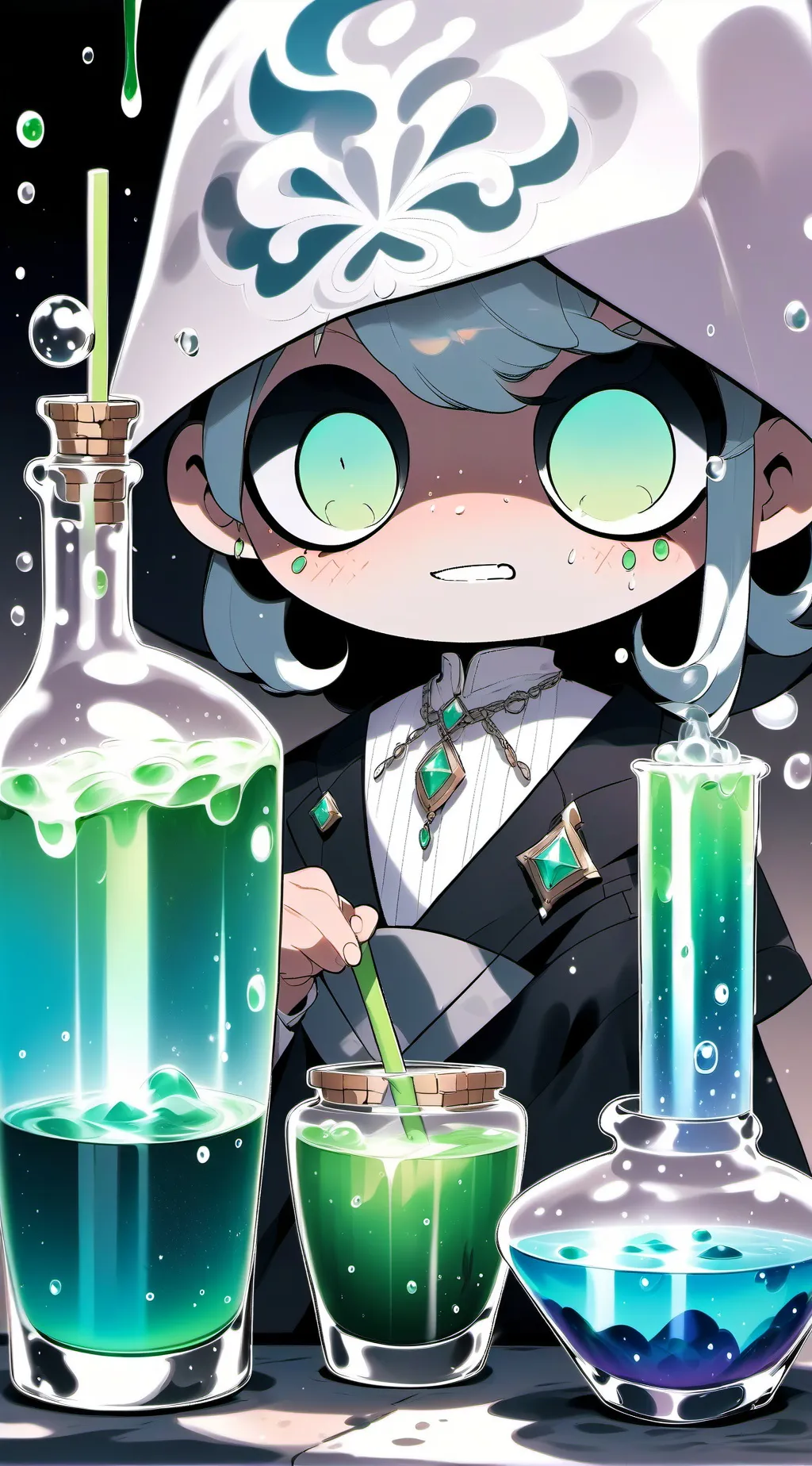 ai character: Dw lab au background