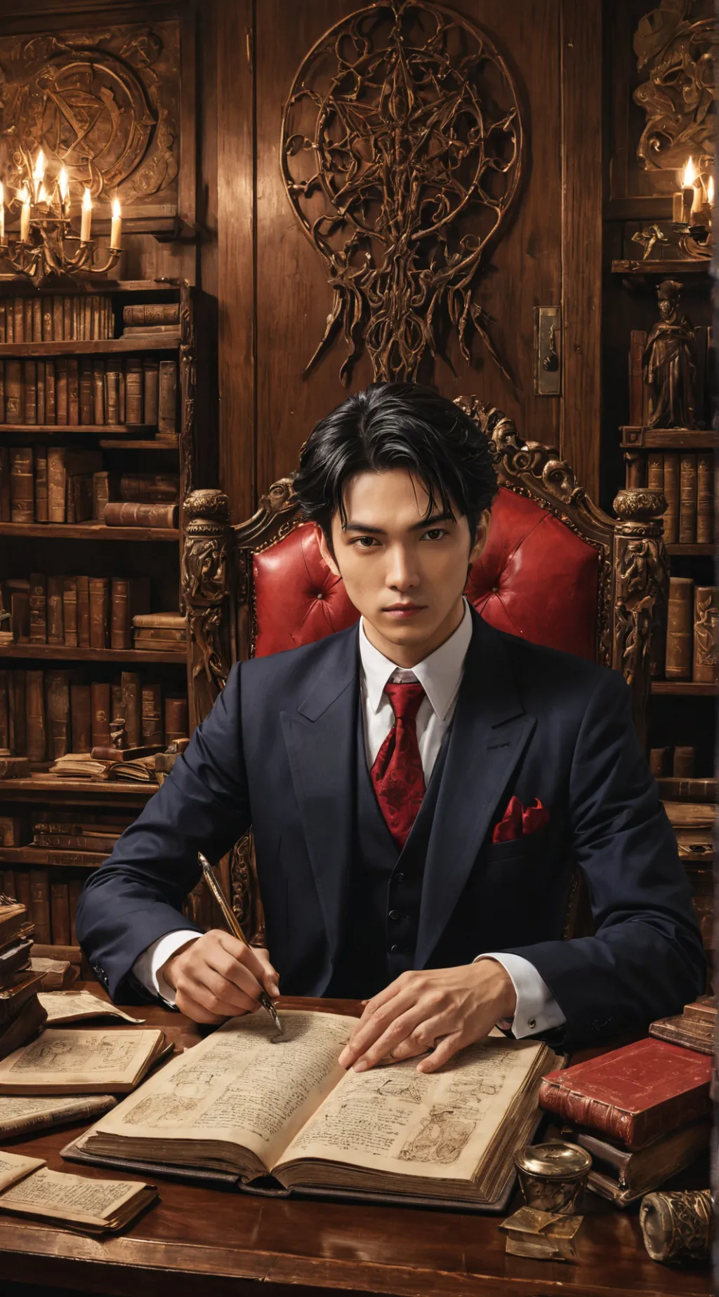 ai character: Lucien background