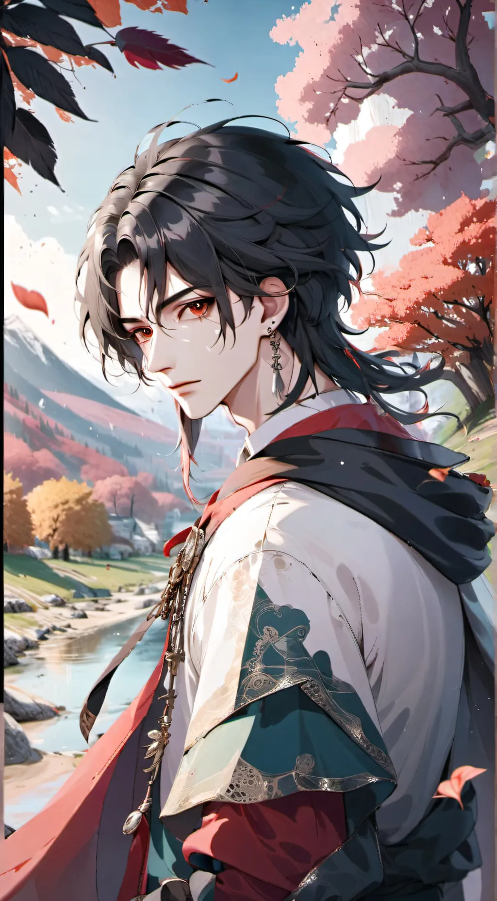ai character: hanso  background