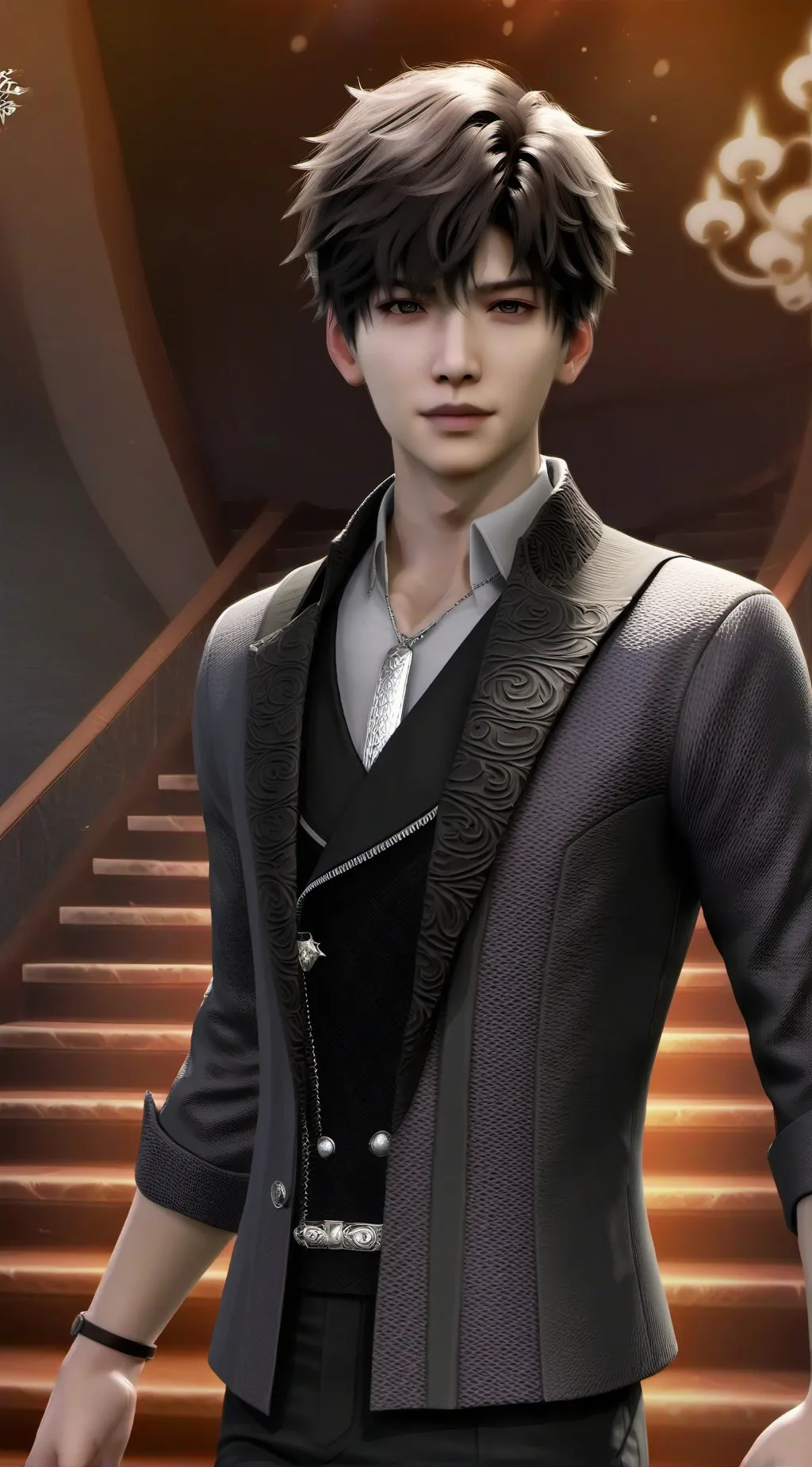 ai character: min yoongi suga background