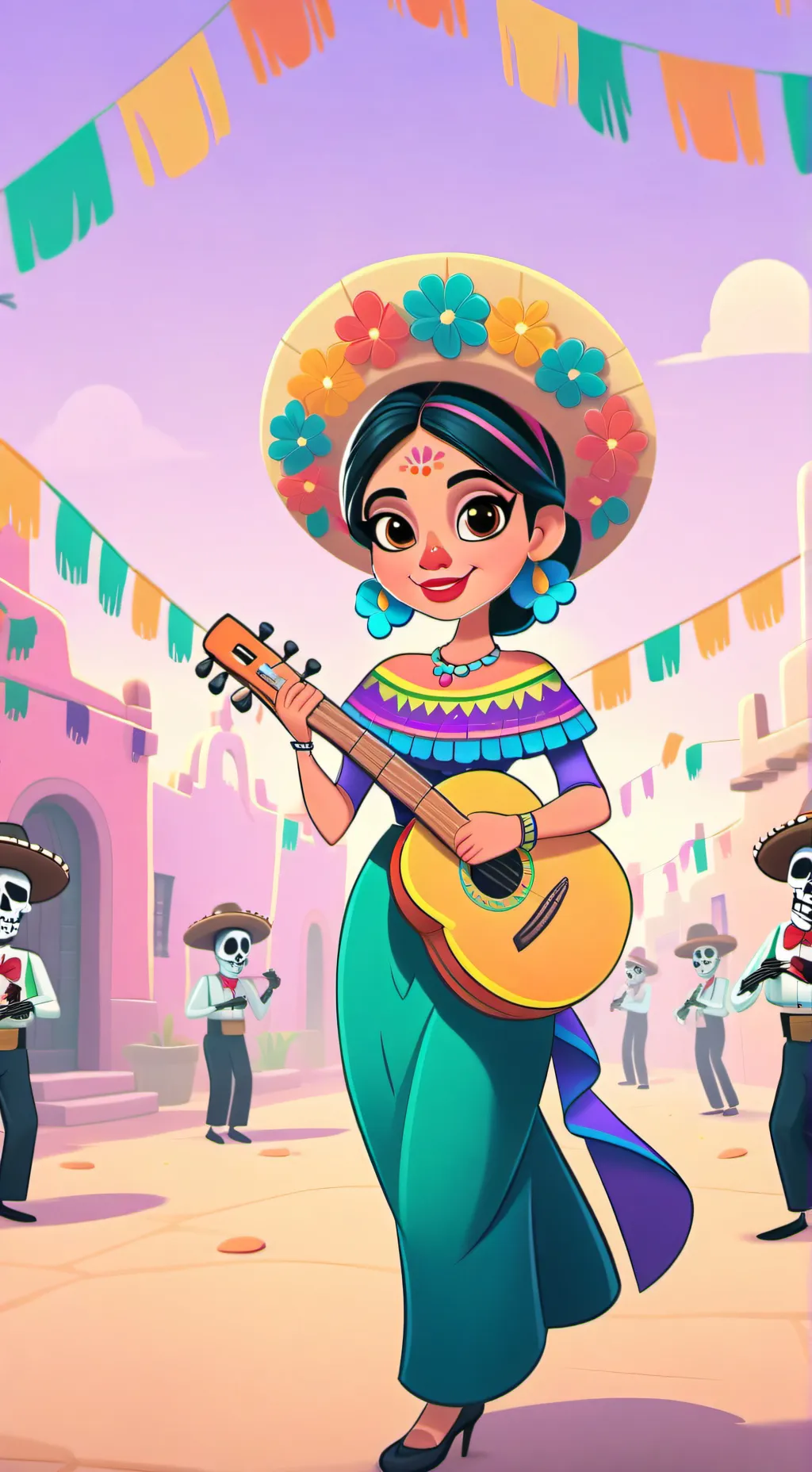 ai character: Coco background