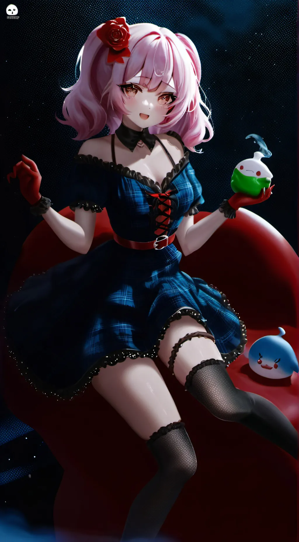 ai character: luna background