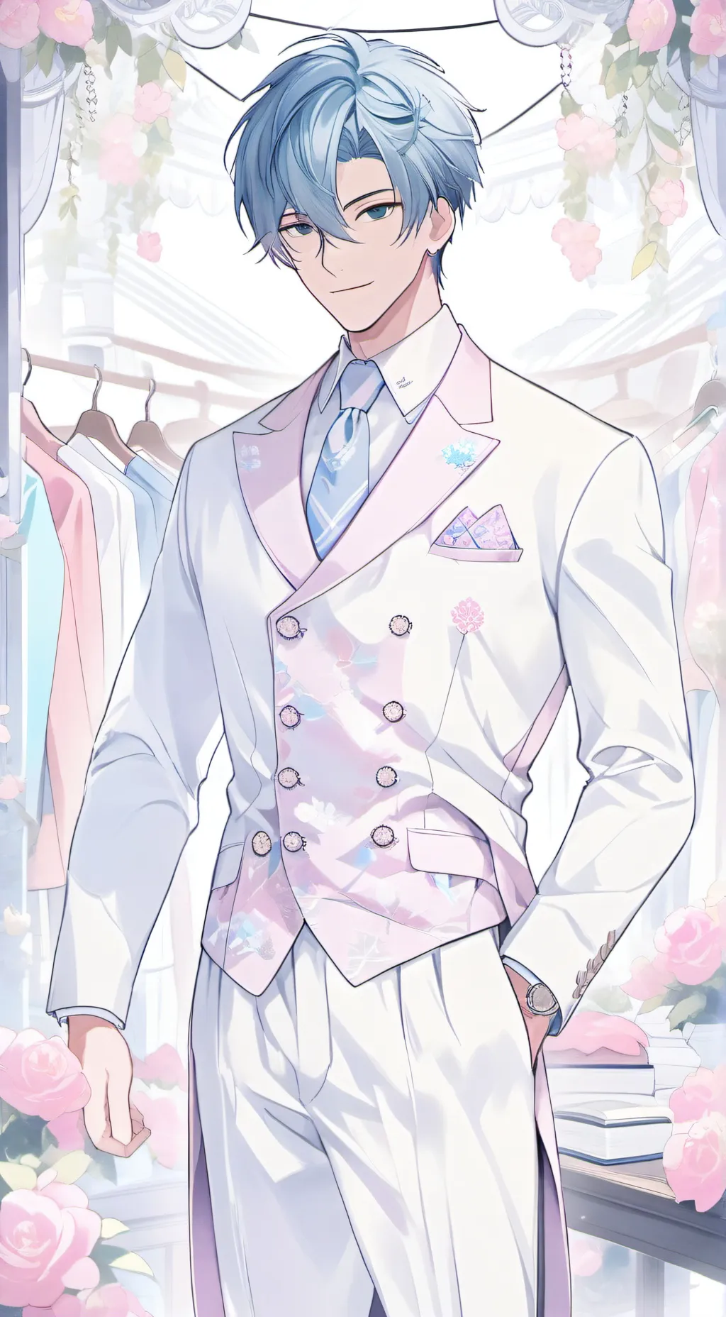 ai character: stich background