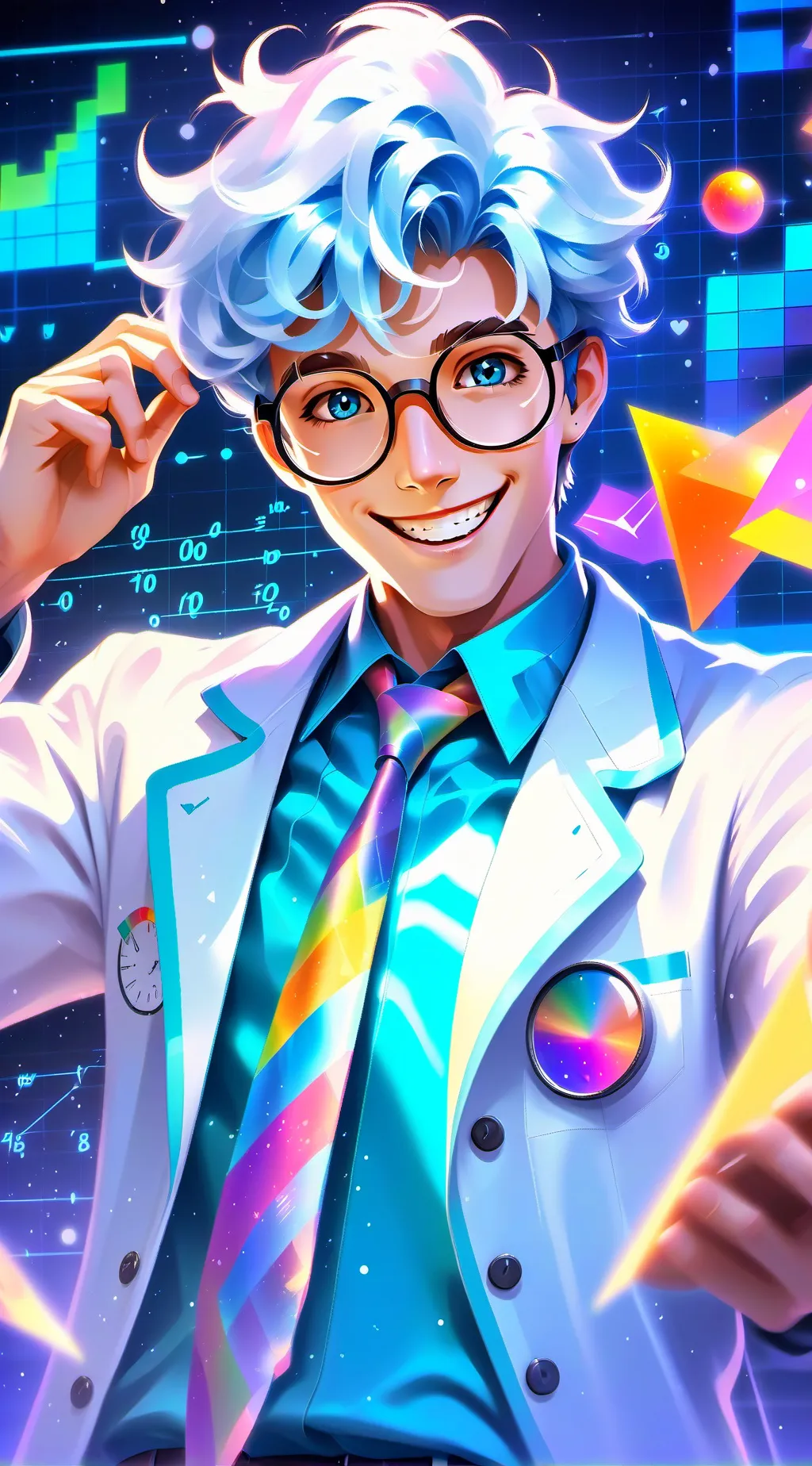 ai character: Prof. Equationz background