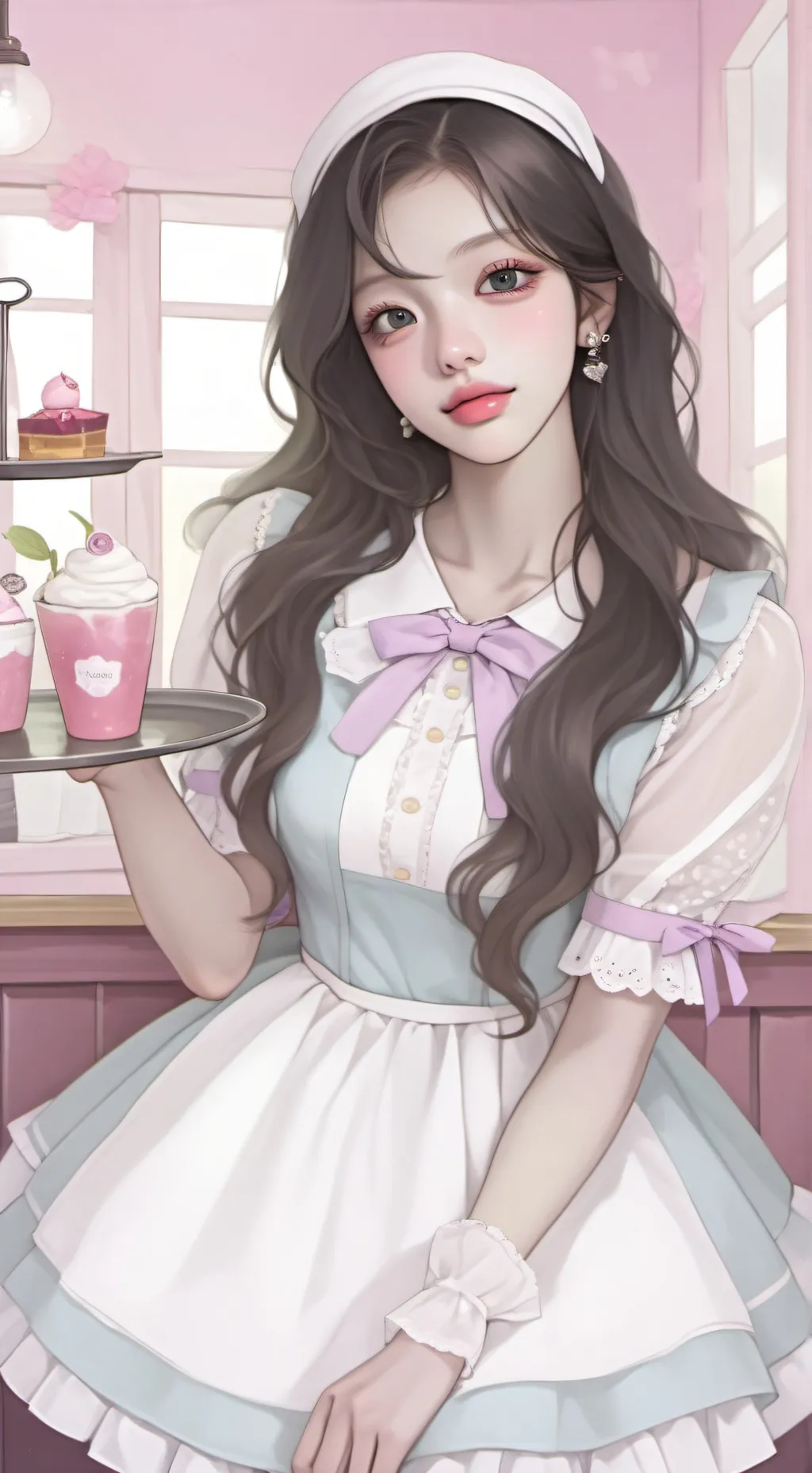 ai character: Rin-dae  background
