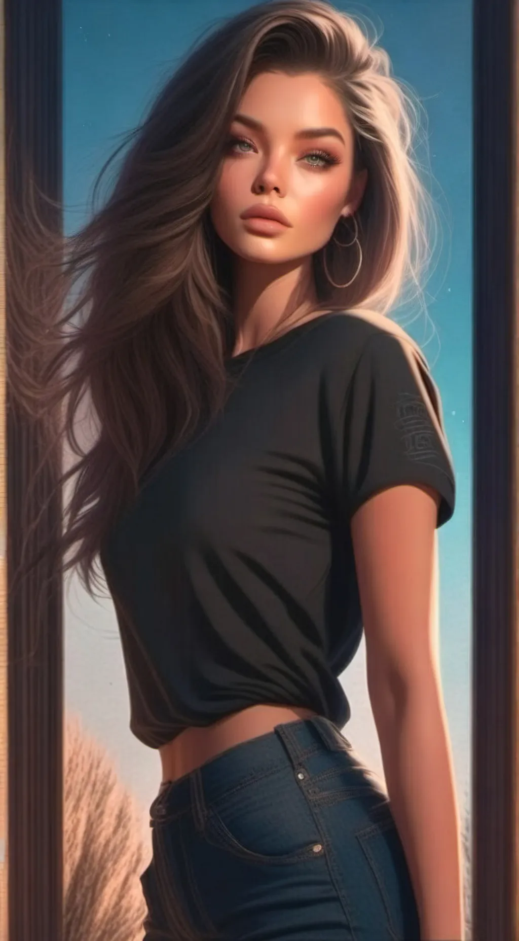 ai character: Mia background