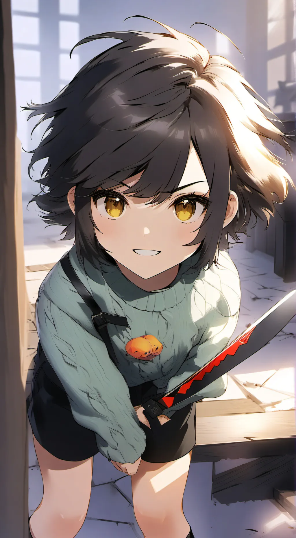 ai character: Frisk Undertale background