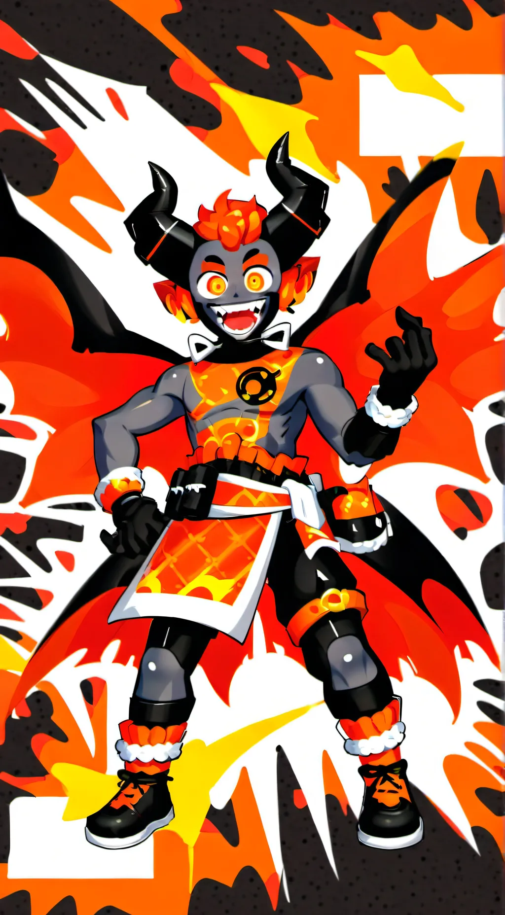 ai character: Capsicain Cookie background