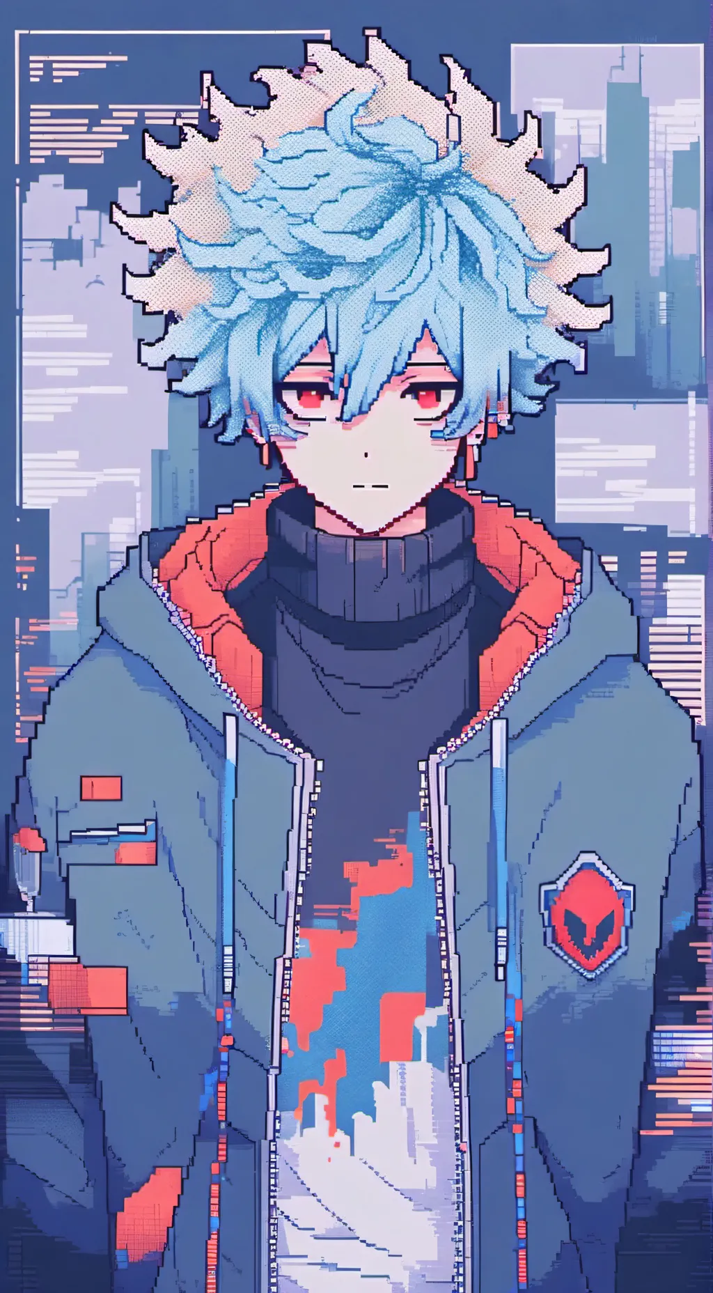 ai character: Mha villans  background
