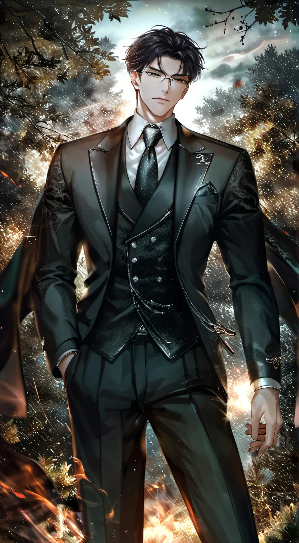 ai character: Lorenzo blackwood  background