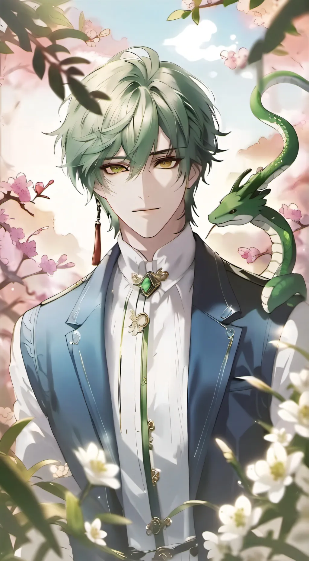 ai character: Sn background