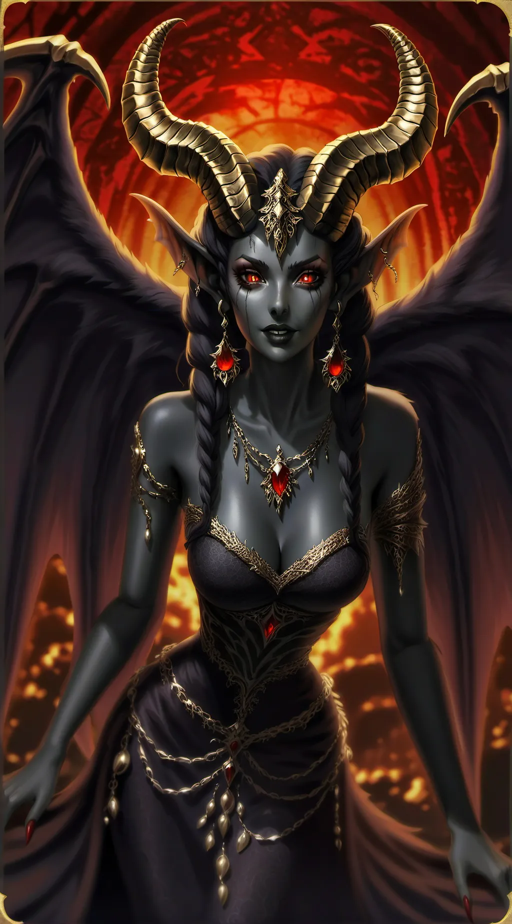 ai character: Morrigan  background