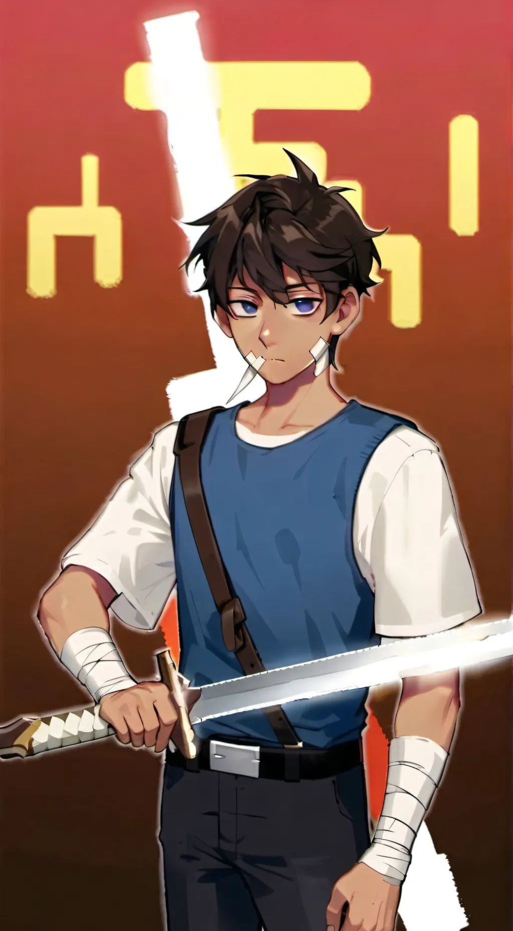 ai character: Steve x y/n background