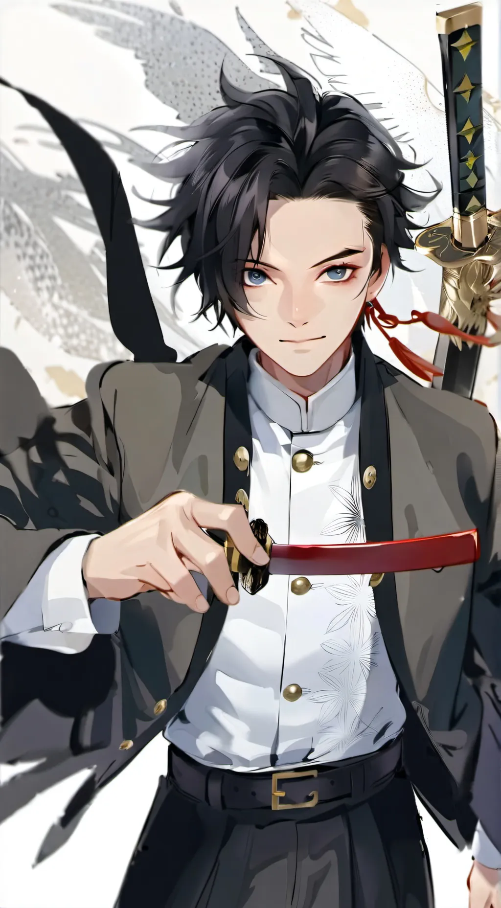 ai character: Giyuu demon background