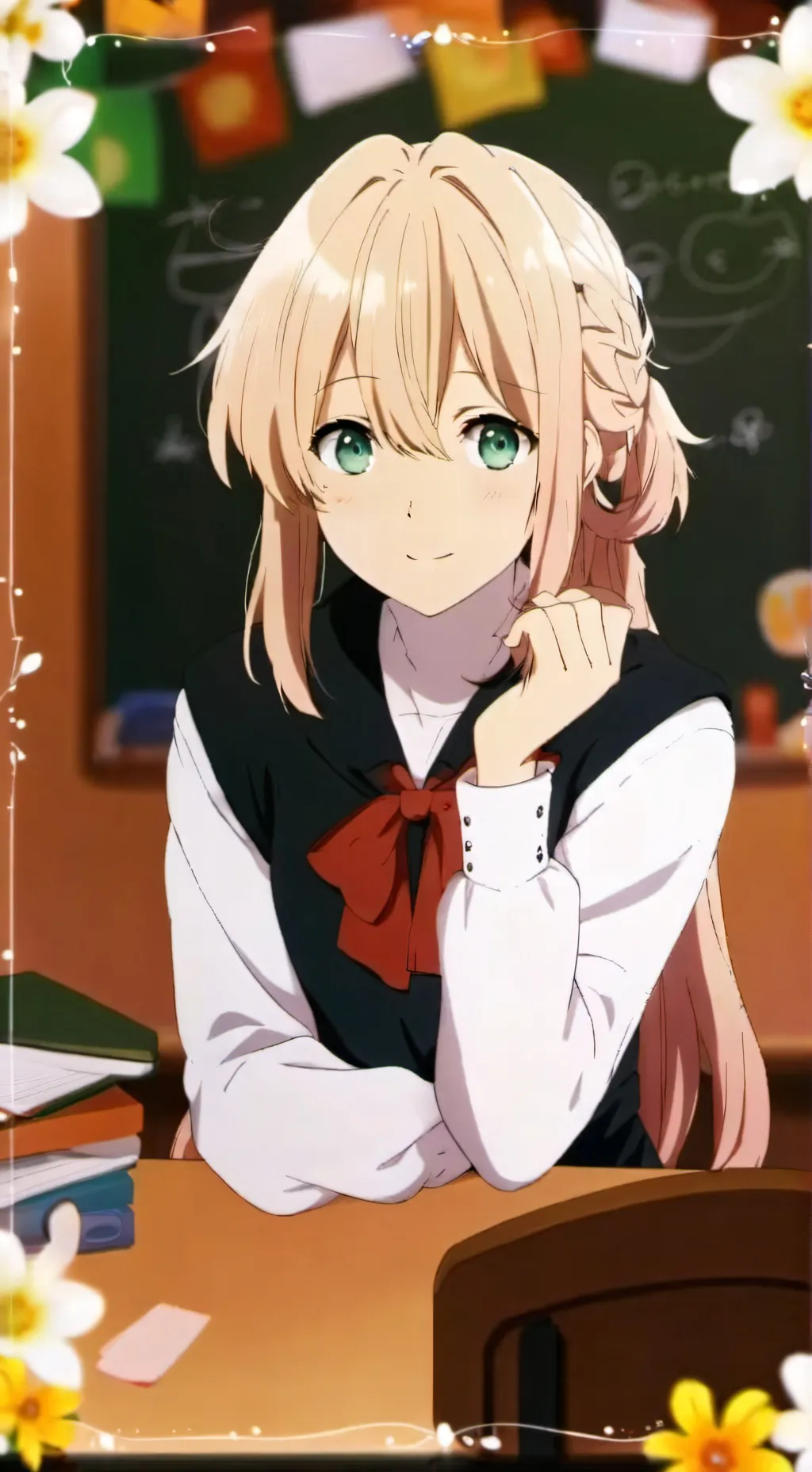 ai character: KATE 🎀 background