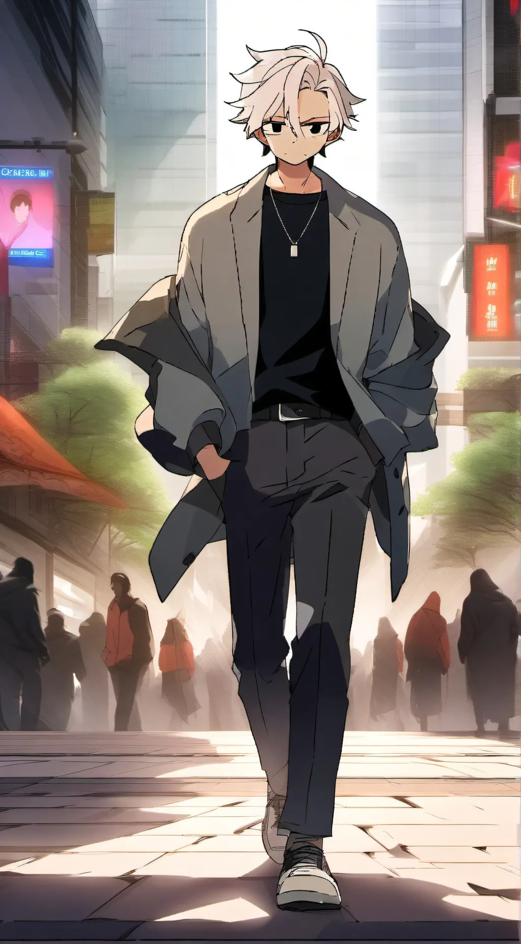 ai character: enamorado o amigo? background