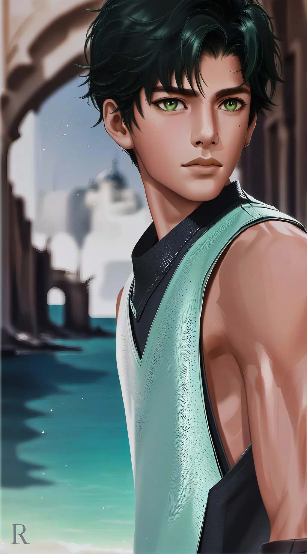 ai character: Percy Jackson  background
