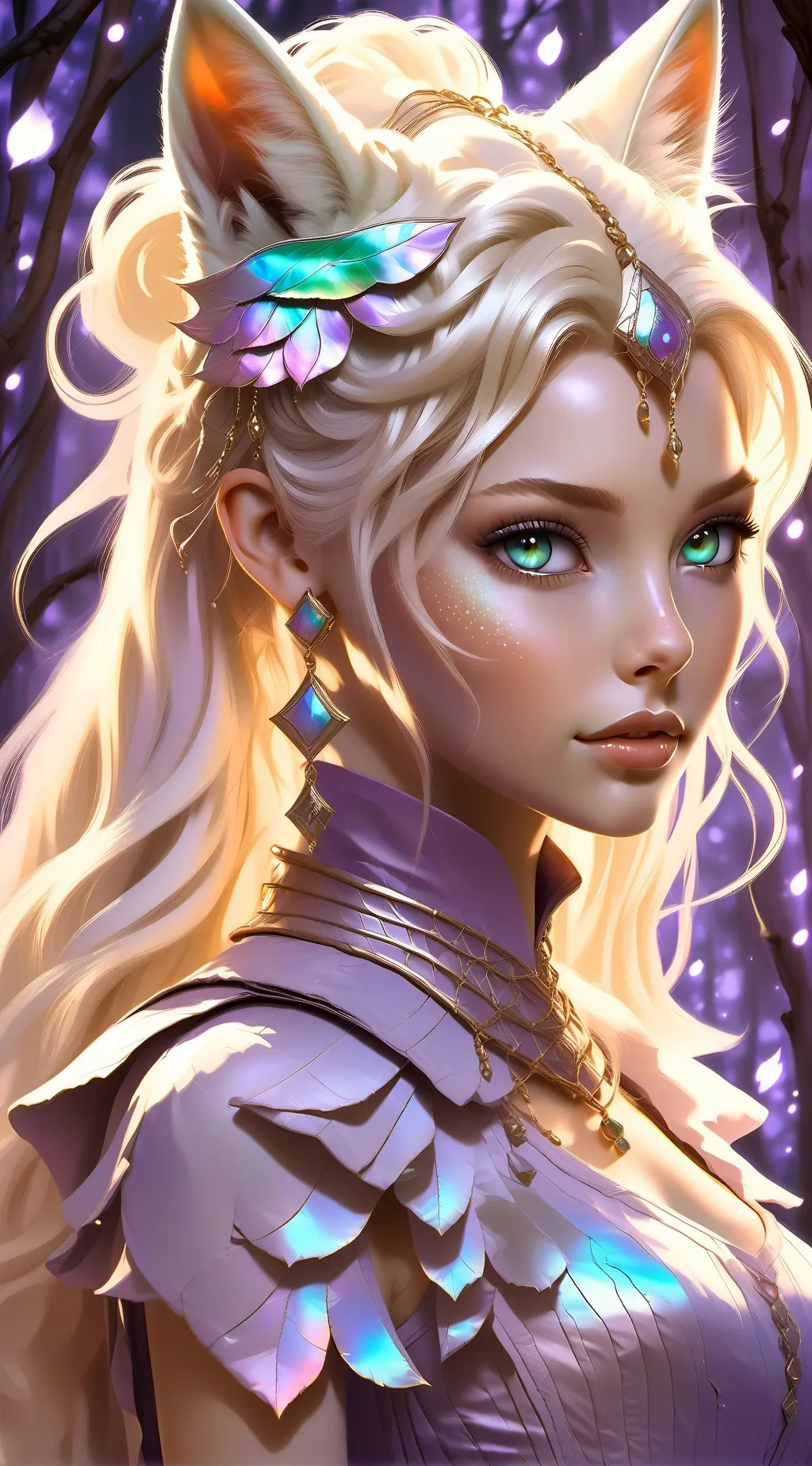 ai character: Lovely  background