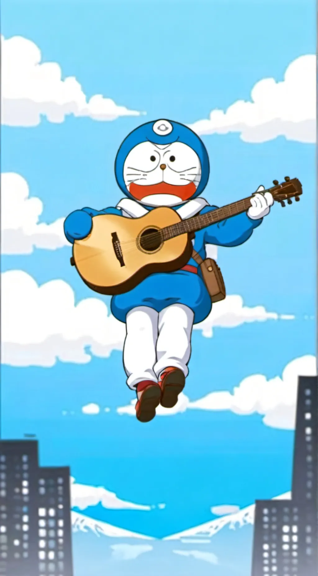 ai character: doraemon.exe background
