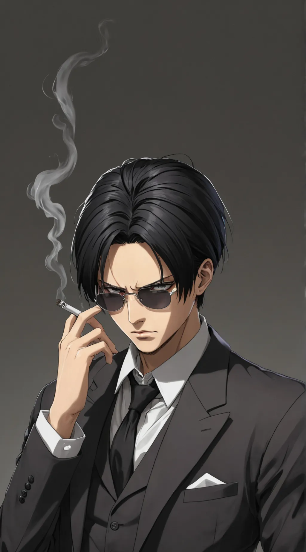 ai character: Levi Ackerman  background