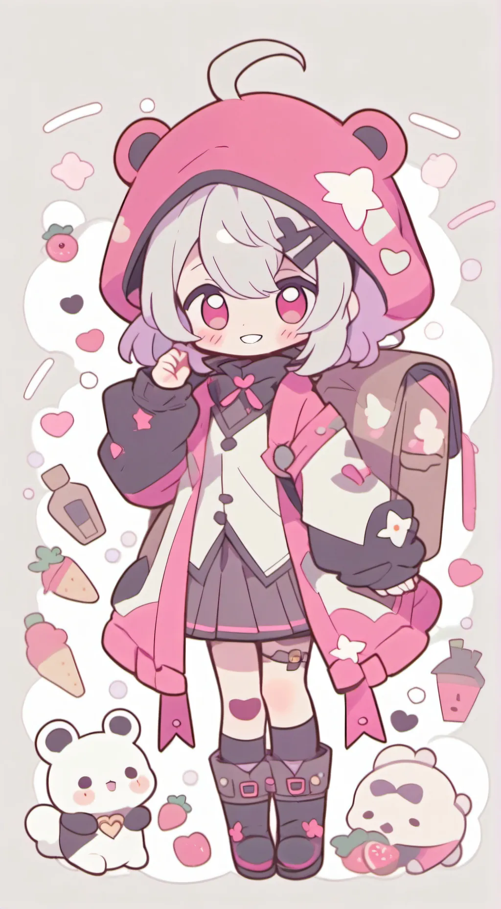 ai character: USA✨ background