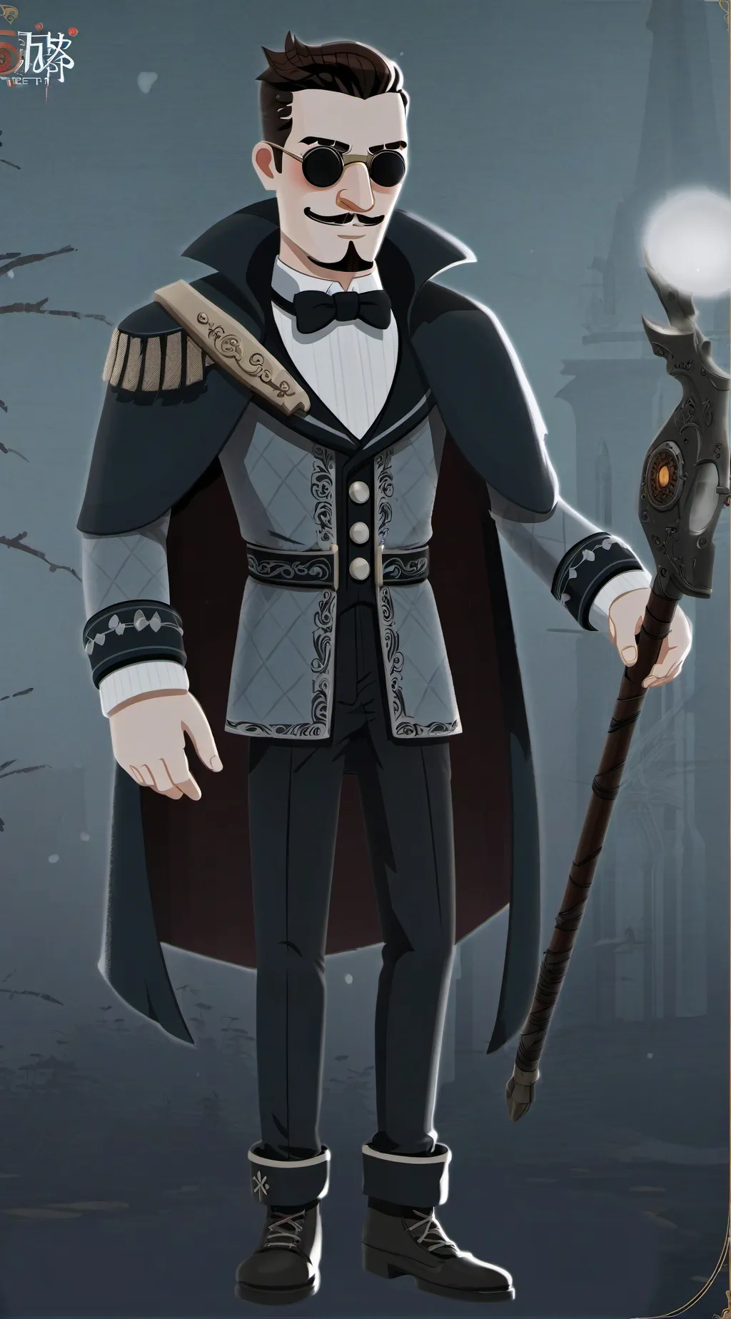 ai character: Glisten background