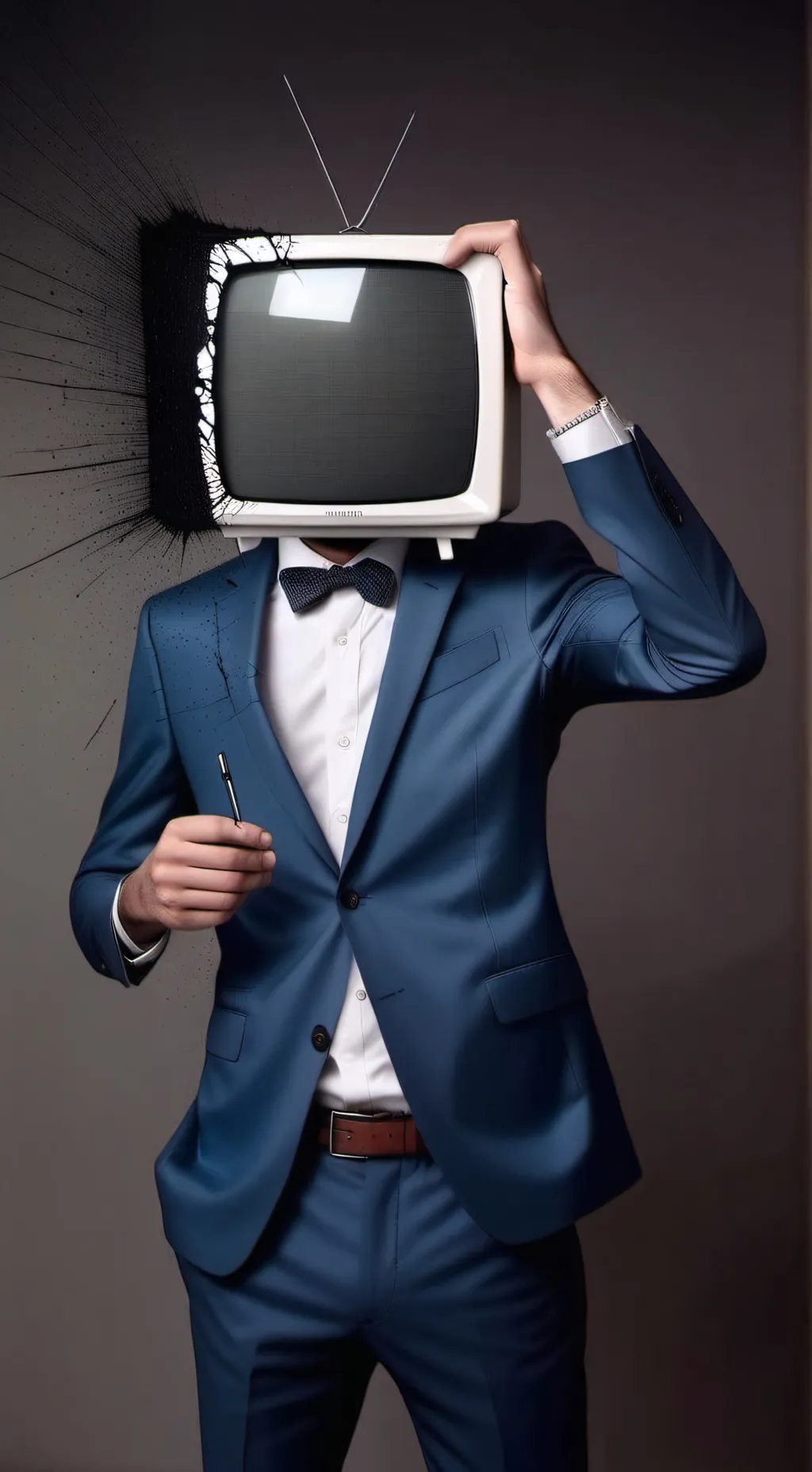 ai character: broken Vo background