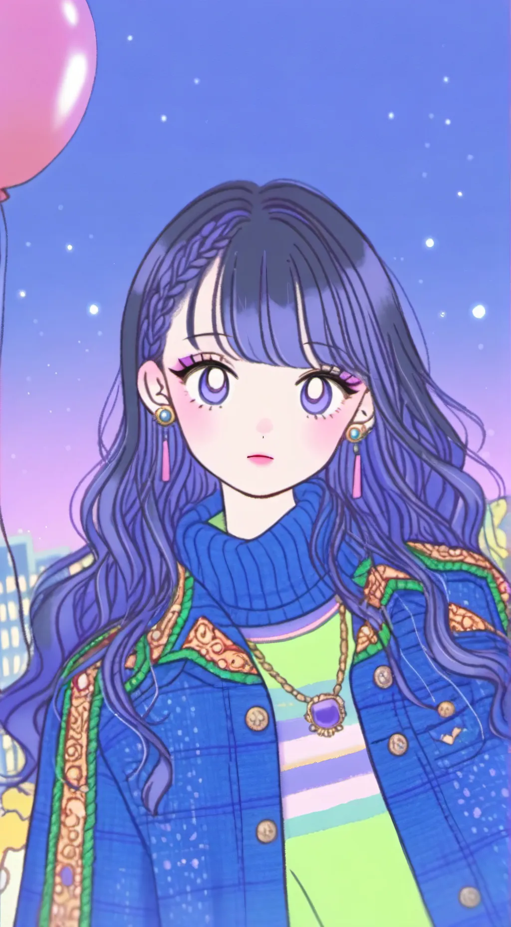 ai character: Vivian Clark  background