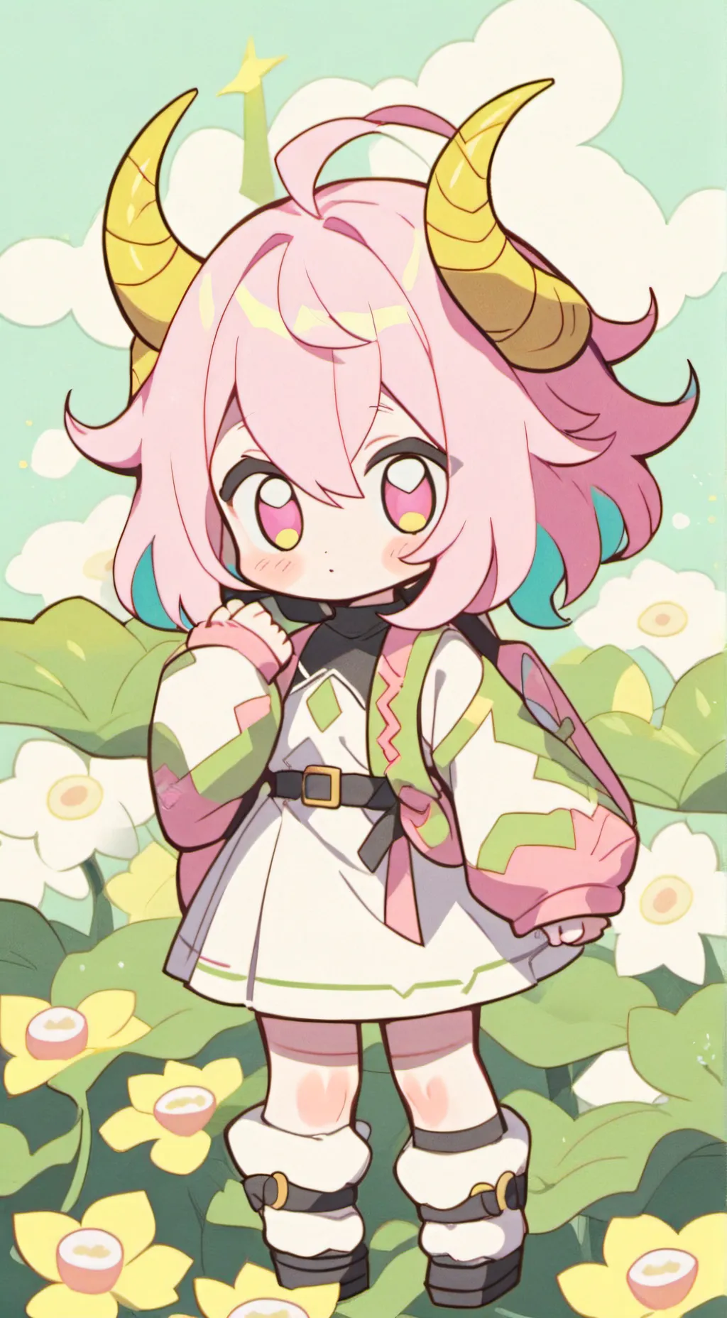 ai character: Mina ashido background