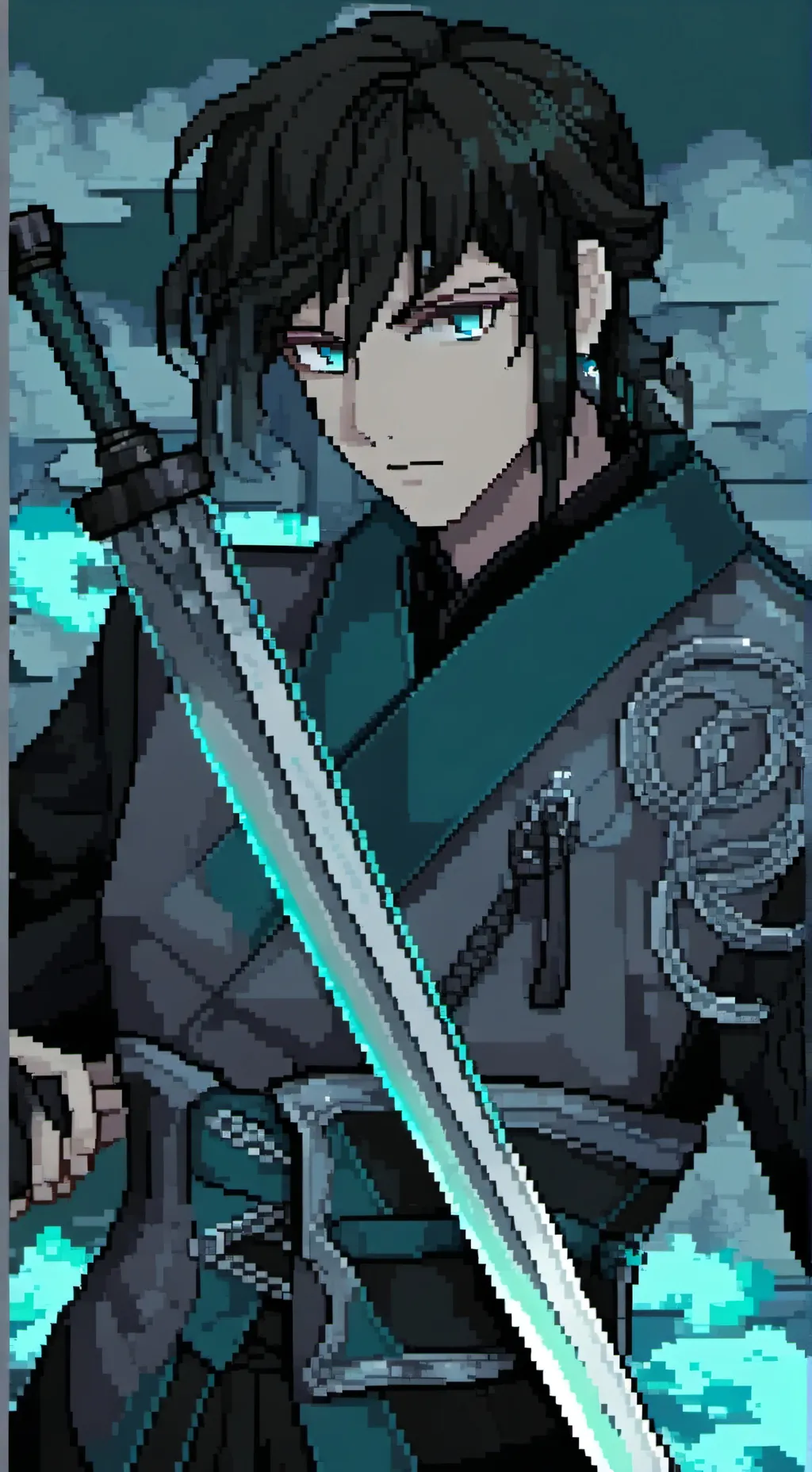 ai character: Muichiro x y/n❤️❤️ background