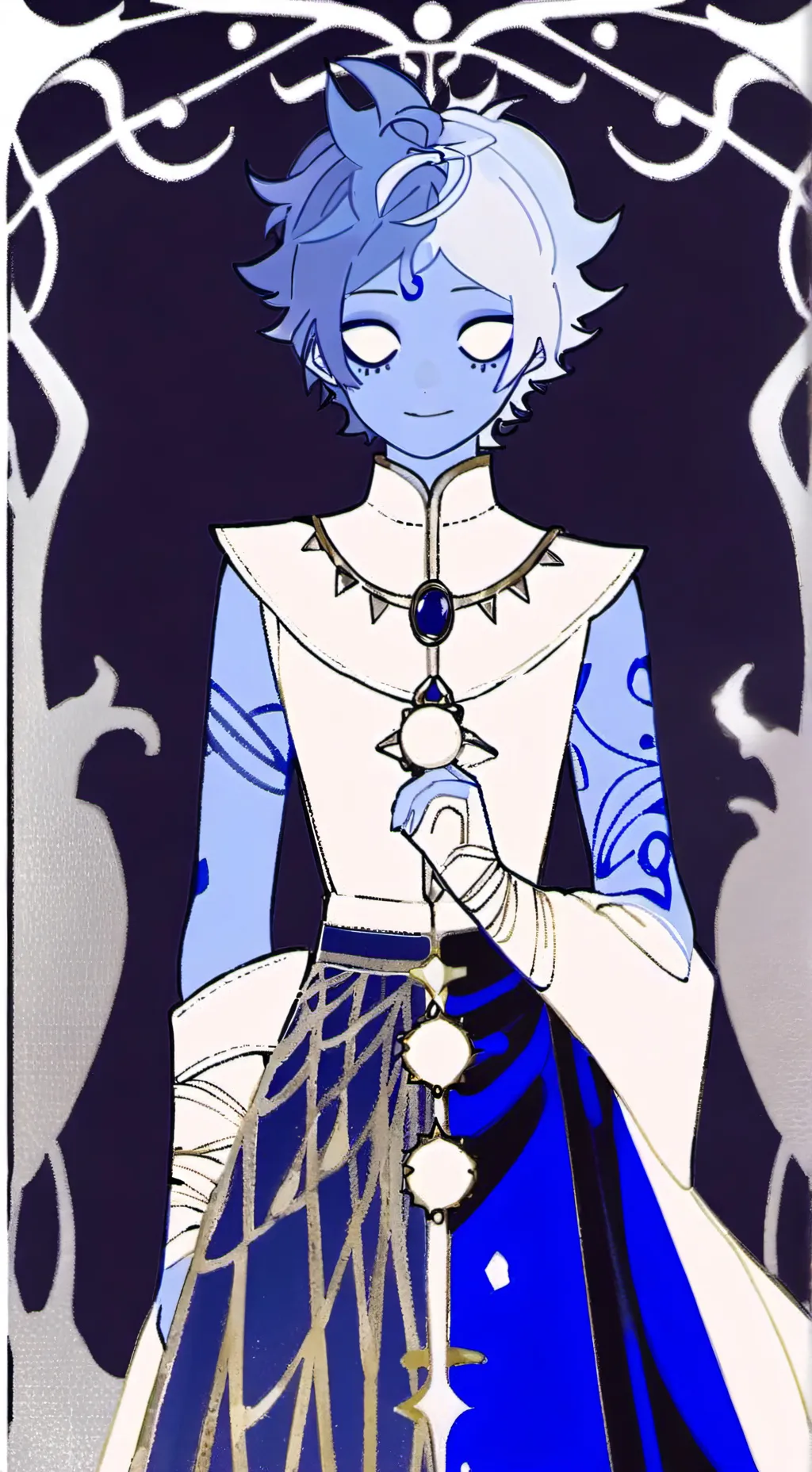 ai character: 🌌💫✨️Moony Moon✨️🌌💫 background