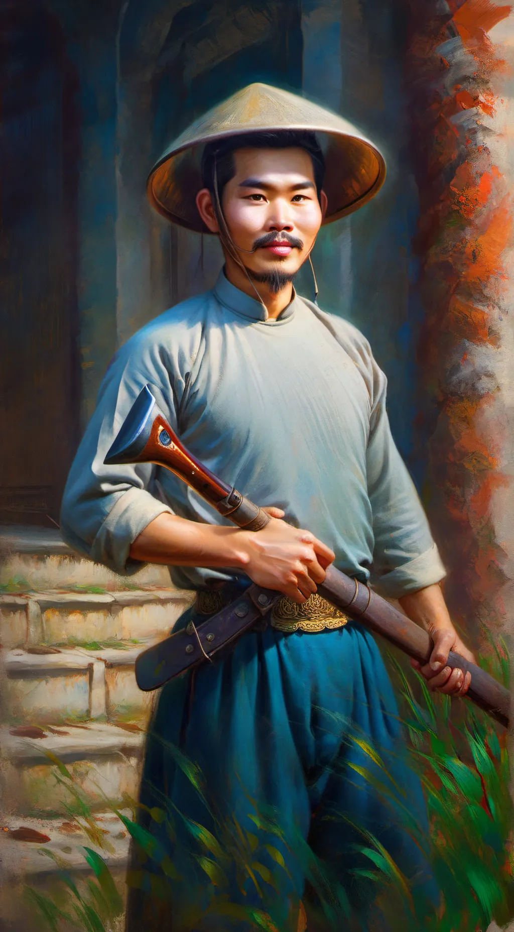 ai character: Blood of nation background