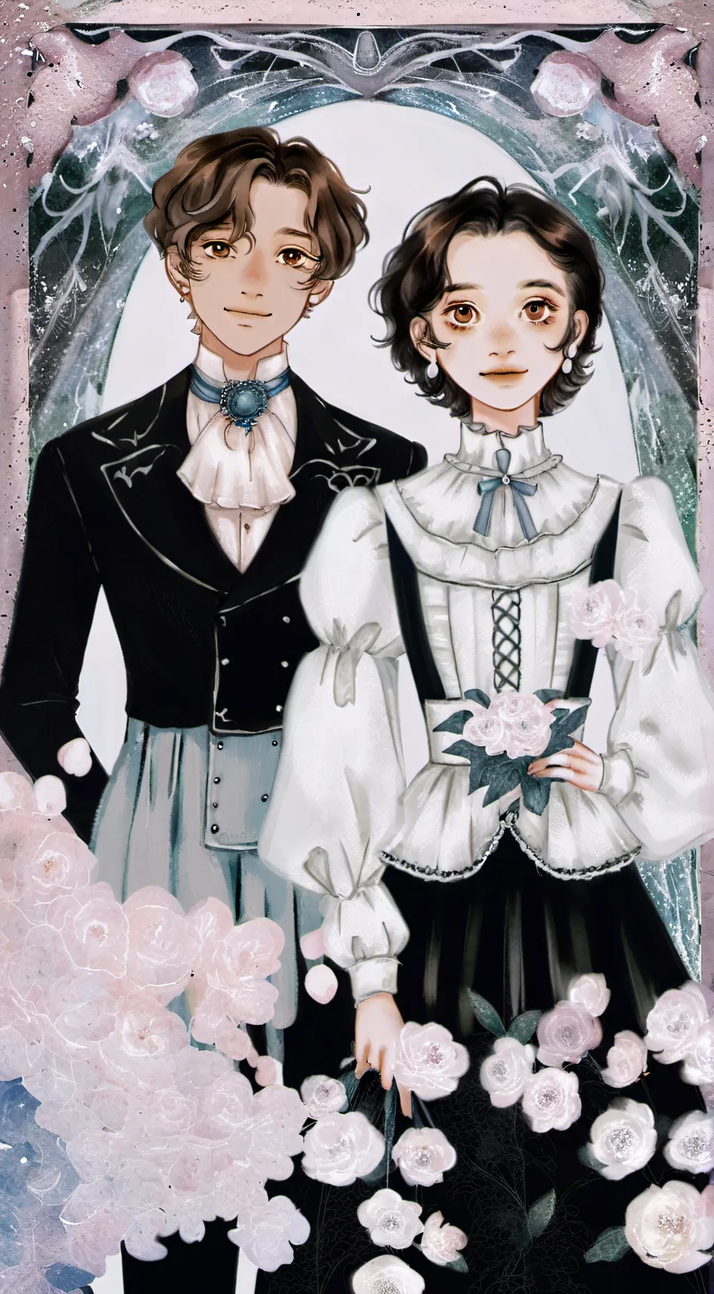 ai character: Victor+Victoria background