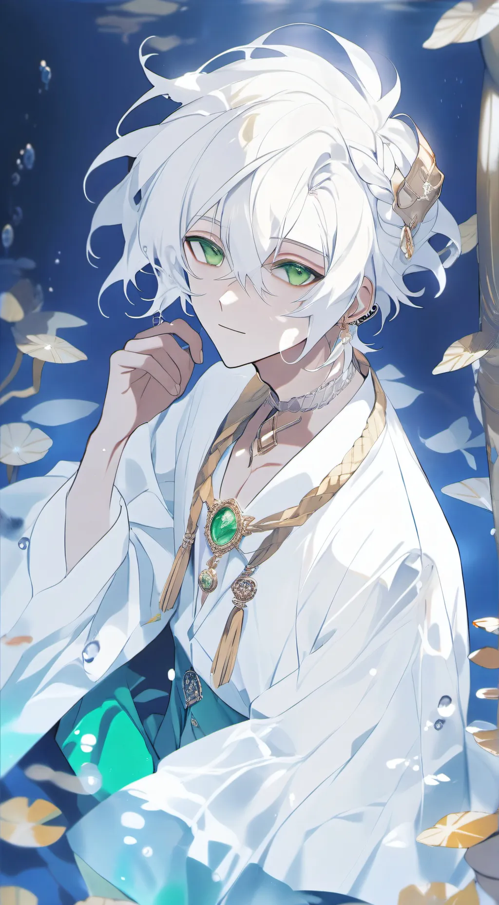 ai character: Pea background