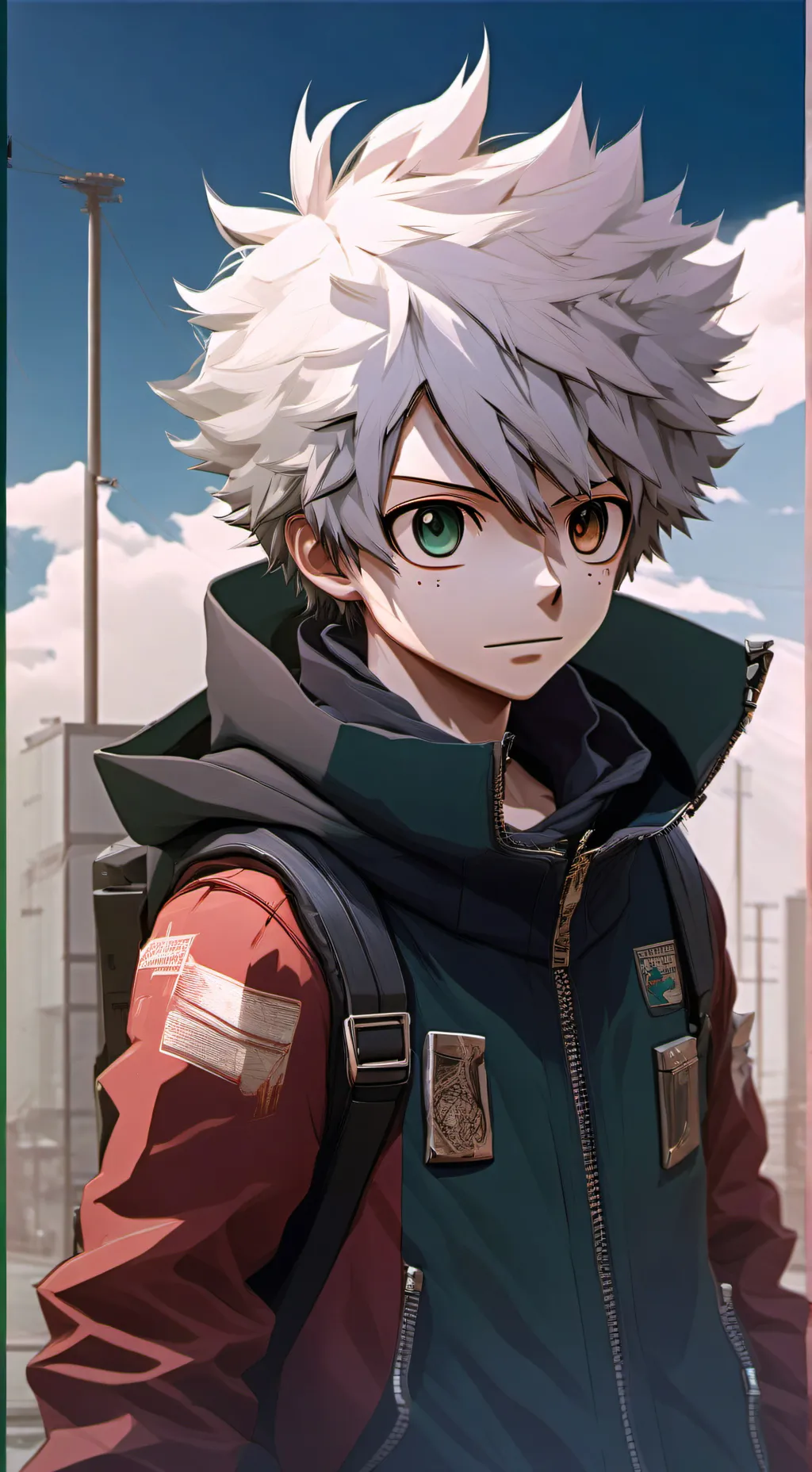 ai character: mha(bataille final background