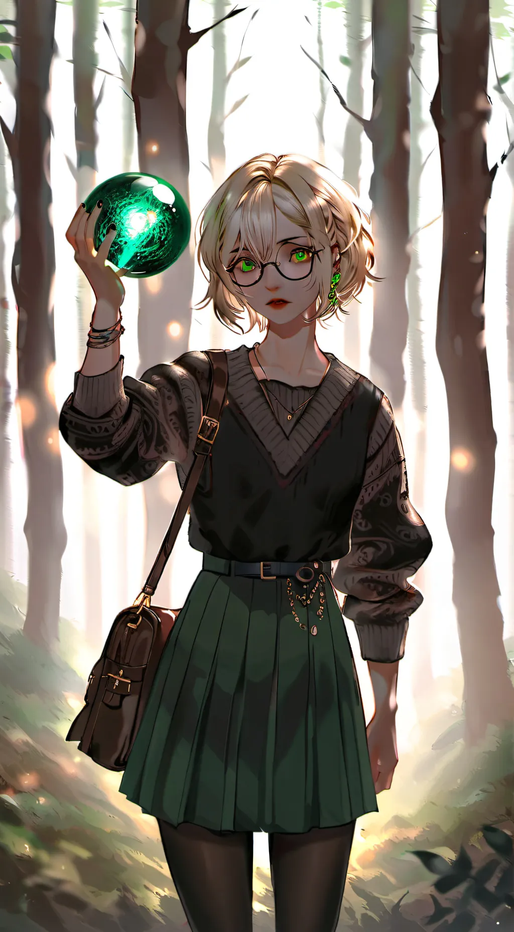 ai character: Nix 👹🔮 background