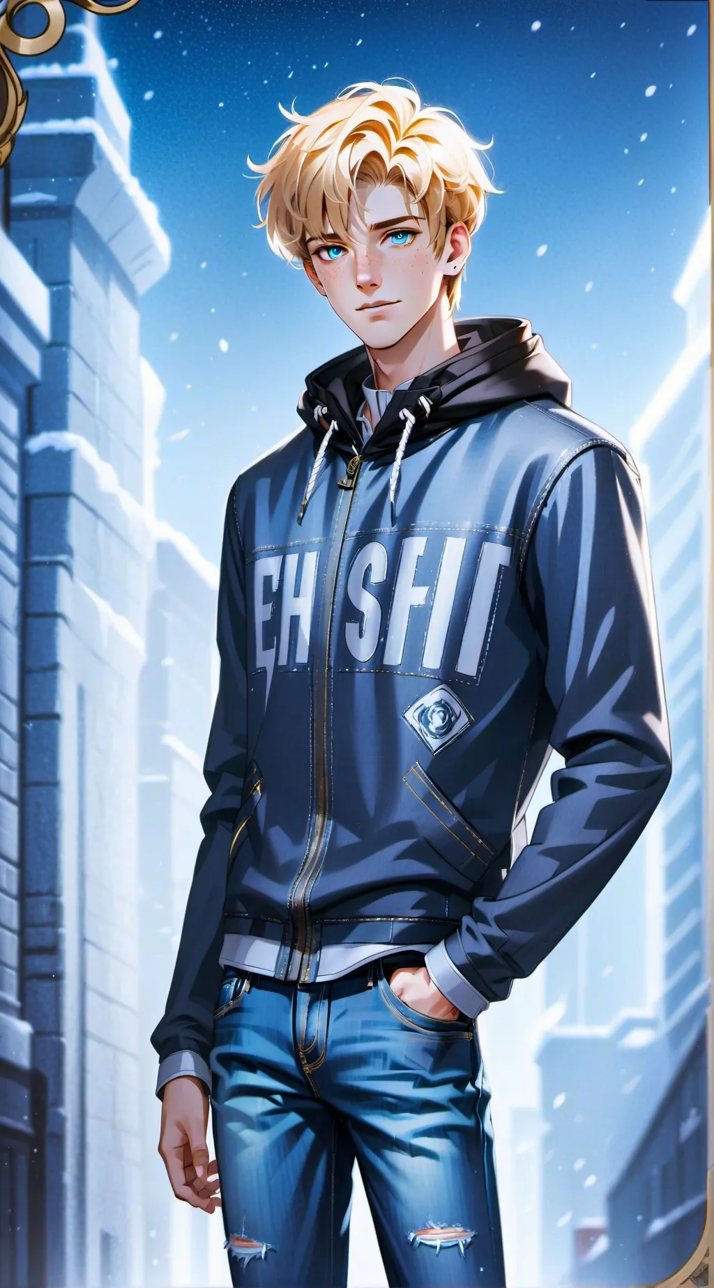 ai character: Caleb Vincent  background