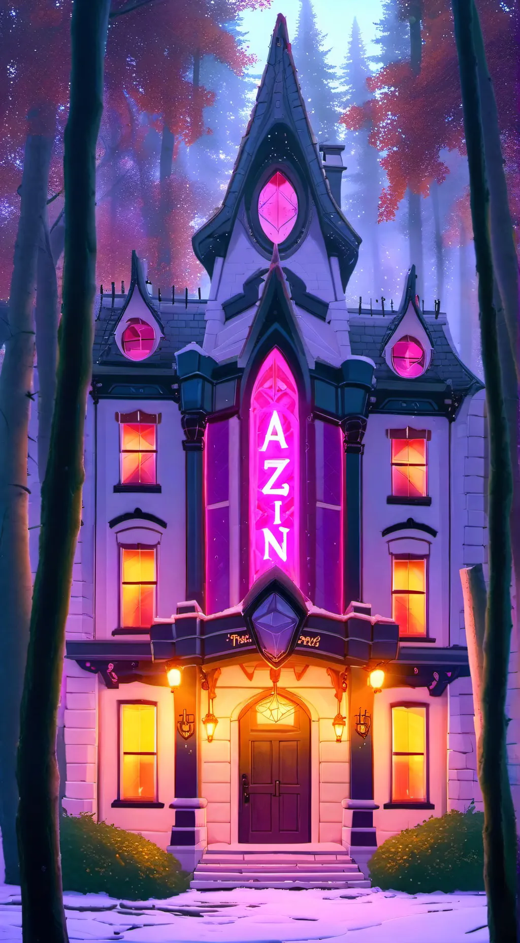 ai character: HH - Fenix (OC) background