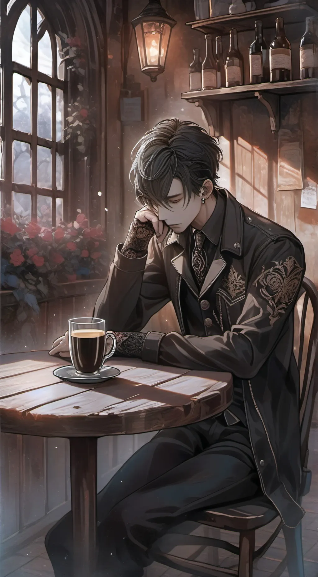 ai character: T\n triste  background