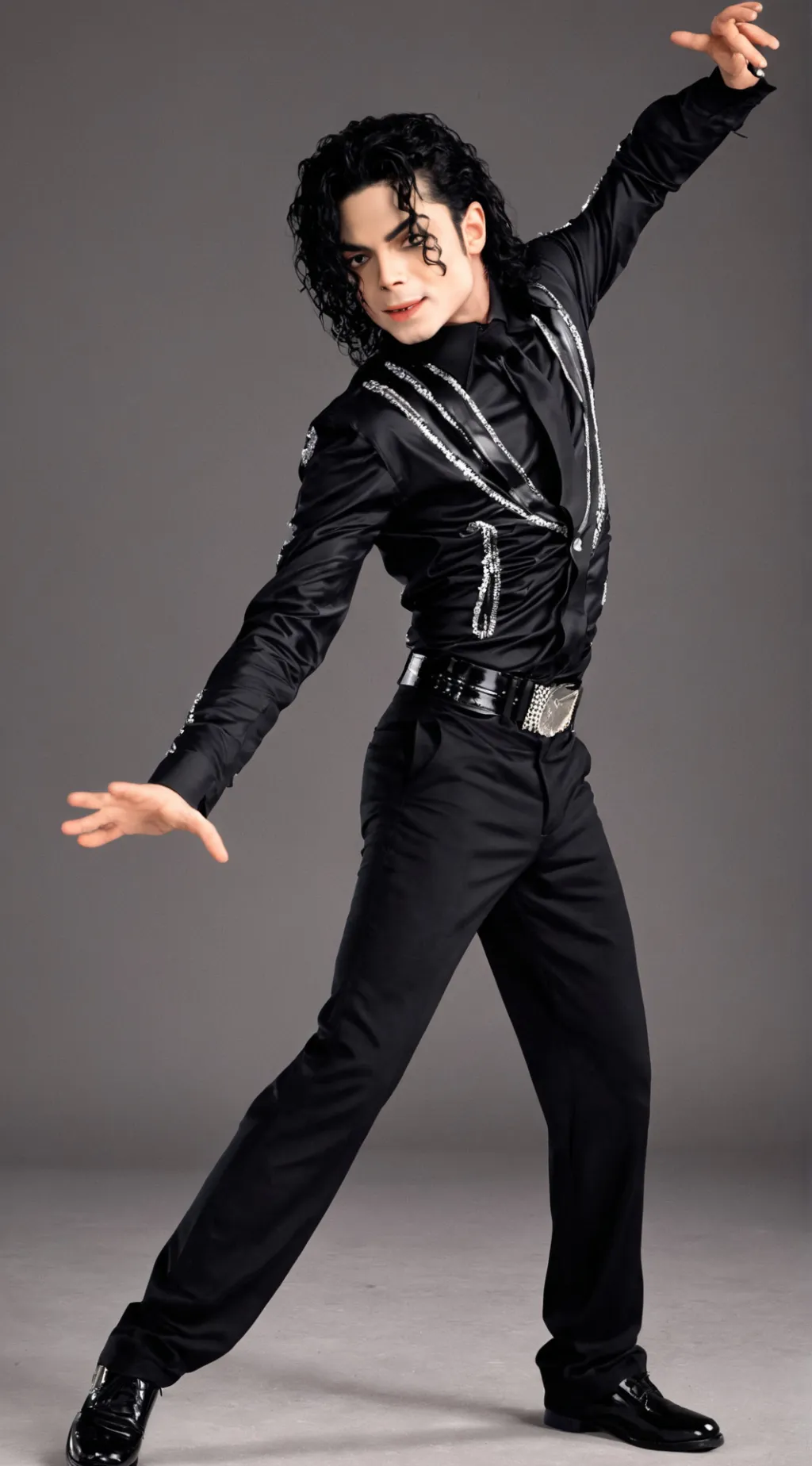 ai character: Michael Jackson  background