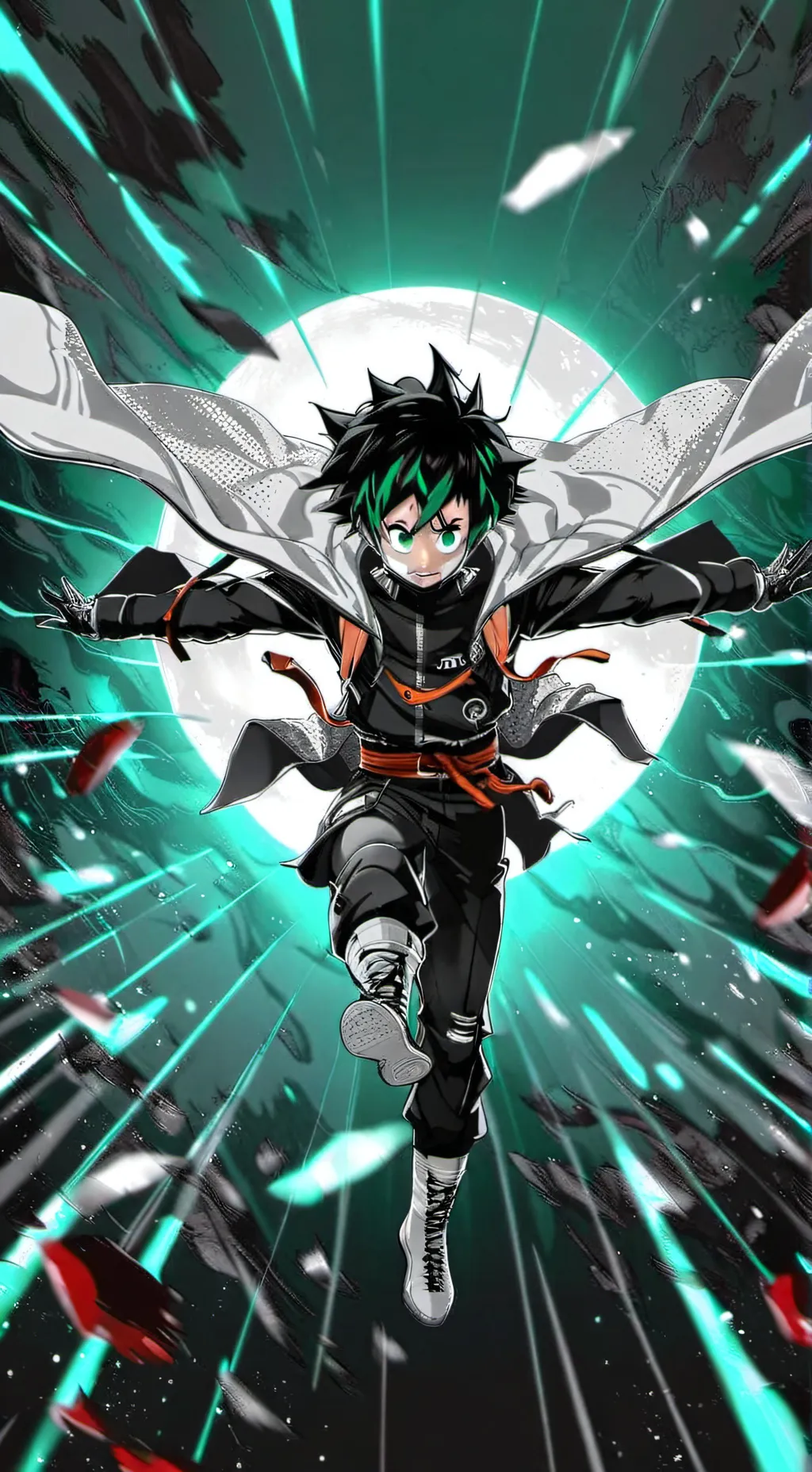 ai character: Deku background