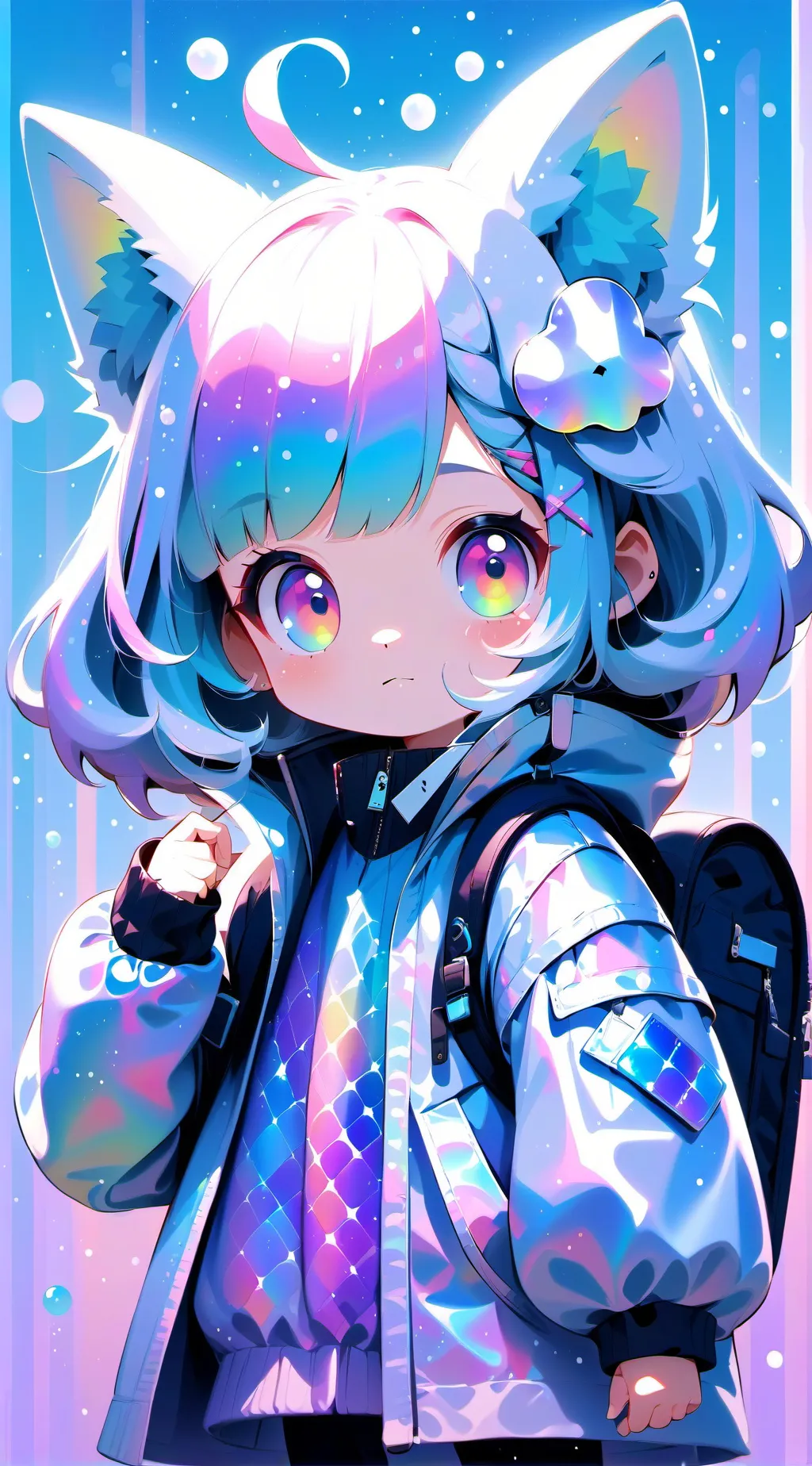 ai character: shrimpo 😍♥️ background