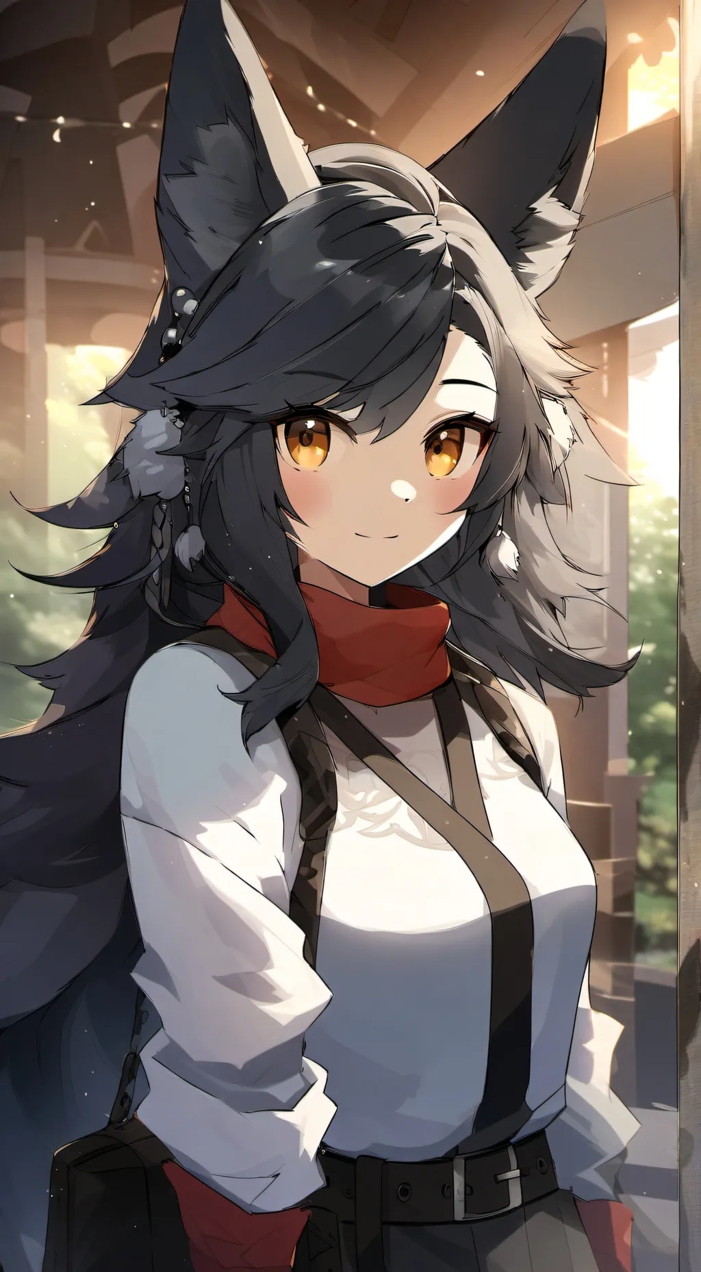 ai character: Luna del local  background
