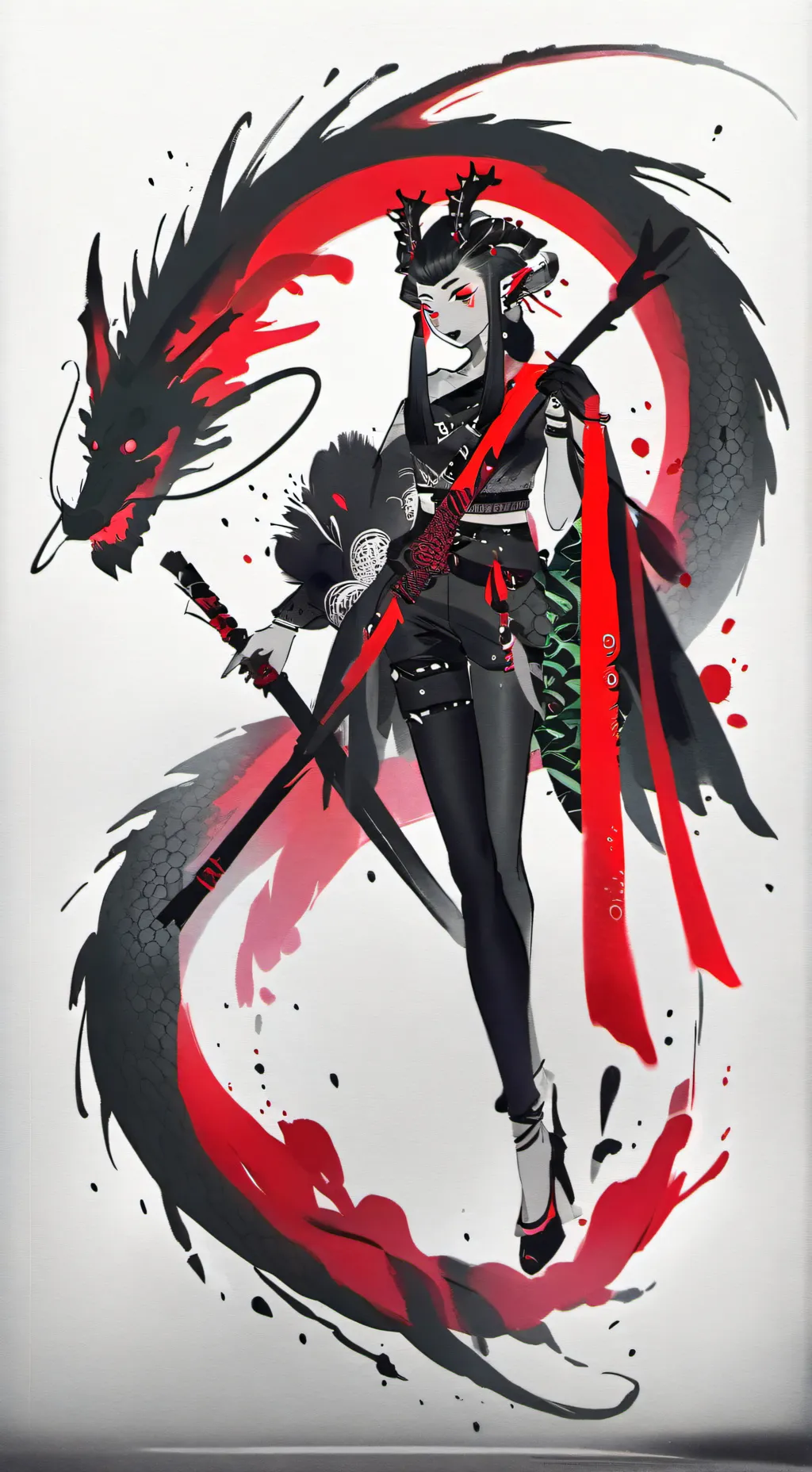ai character: darcki background